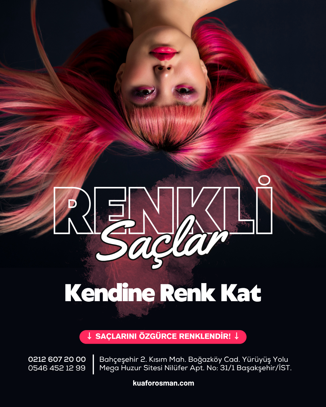 Renkli Saç Tasarımı